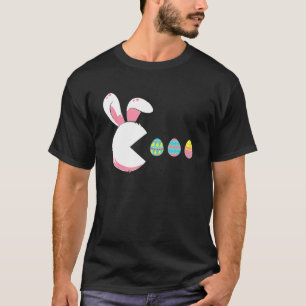 Camiseta Videojuego Bunny Eggs Easter Gamer Niños Chicos Bo