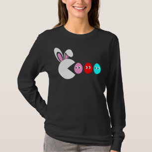 Camiseta Videojuego Bunny Eggs Easter Gamer Niños Chicos Bo