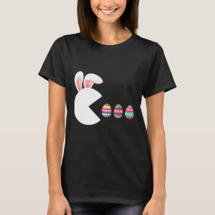 Camiseta Videojuego Bunny Eggs Easter Gamer Niños Chicos Bo