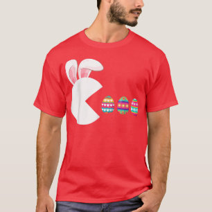 Camiseta Videojuego Bunny Eggs Easter Gamer Niños Chicos Bo