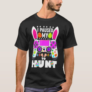 Camiseta Videojuego Bunny Eggs Easter Gamer Niños Chicos Bo