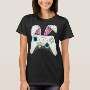 Camiseta Videojuego Bunny Eggs Easter Gamer Niños Chicos Bo