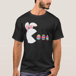 Camiseta Videojuego Bunny Eggs Easter Gamer Niños Chicos Bo