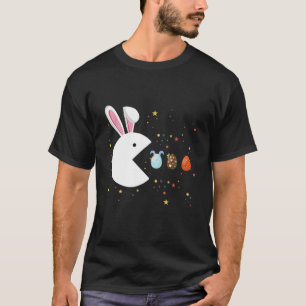 Camiseta Videojuego Bunny Eggs Easter Gamer Niños Chicos Bo