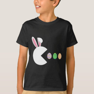 Camiseta Videojuego Bunny Eggs Easter Gamer Niños Chicos Bo