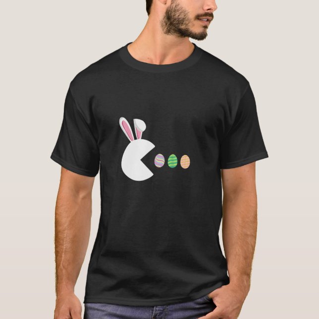 Camiseta Videojuego Bunny Eggs Easter Gamer Niños Chicos Bo (Anverso)