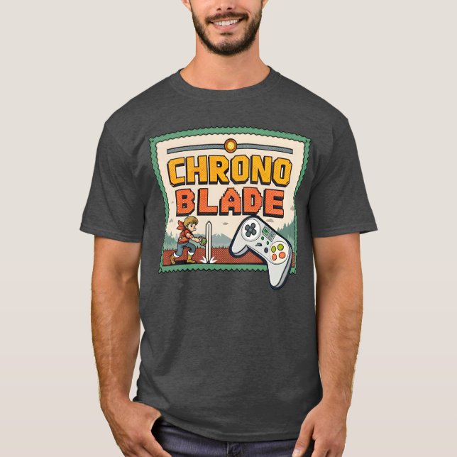 Camiseta Videojuego Chrono Blade Retro (Anverso)