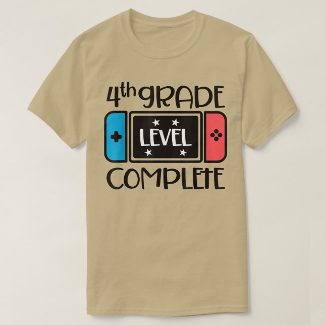 Camiseta Videojuego completo de cuarto grado  (Diseño del anverso)