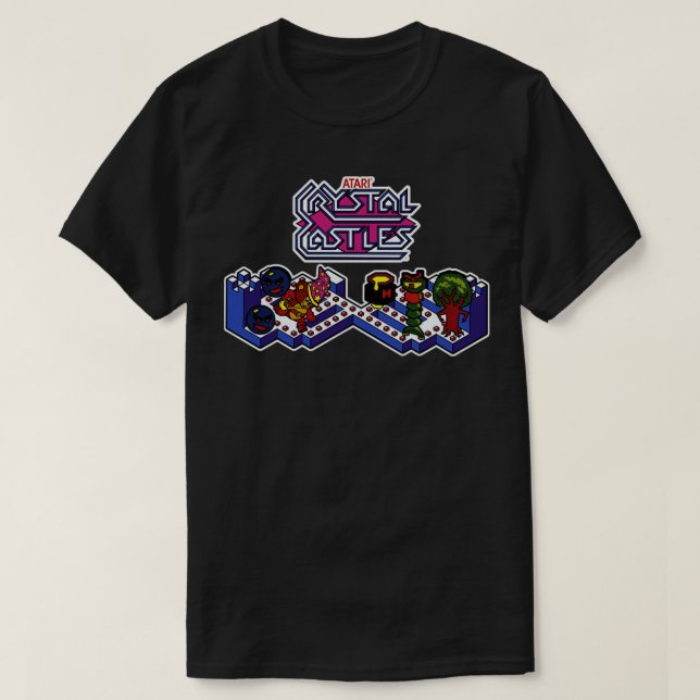 Camiseta Videojuego Crystal Castles (Diseño del anverso)