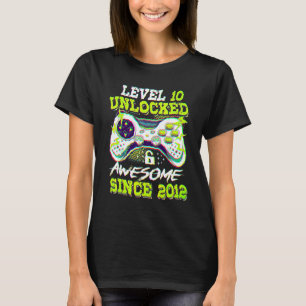 Camiseta Videojuego de 10 años 10 niños de cumpleaños