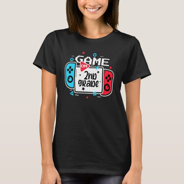 Camiseta Videojuego de 2º grado Guay Kids Team Second Back (Anverso)