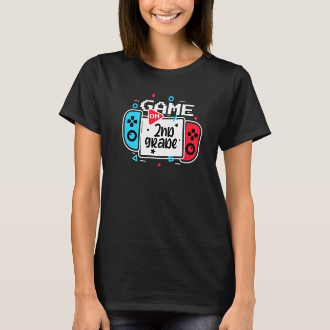 Camiseta Videojuego de 2º grado Guay Kids Team Second Back (Anverso)