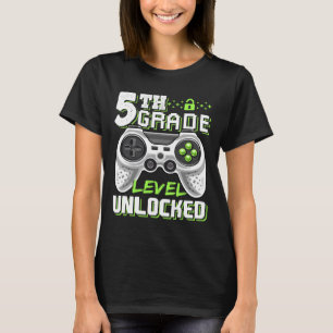 Camiseta Videojuego de 5º Grado Desbloqueado Pasado A La Es