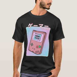 Camiseta Videojuego de 90 japonés estético vaporwave gamer