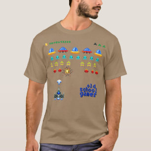 Camiseta Videojuego de arcade espacial Retro