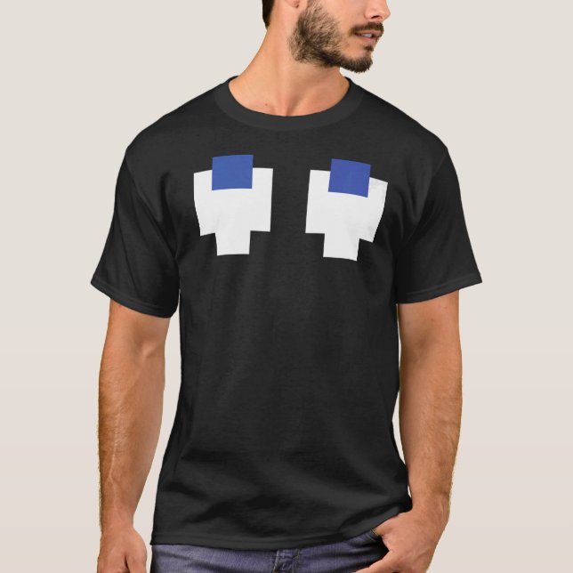 Camiseta Videojuego de arcade retro fantasma (Anverso)