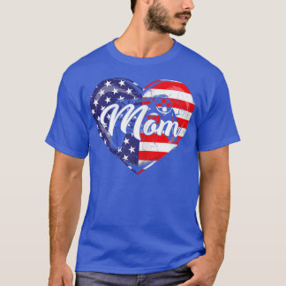 Camiseta Videojuego de bandera estadounidense para mujeres