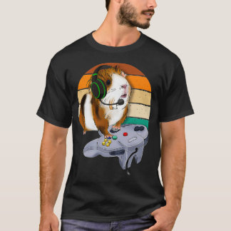 Camiseta Videojuego de cerdo guineano animales salvajes