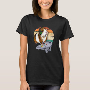 Camiseta Videojuego de cerdo guineano animales salvajes Gui