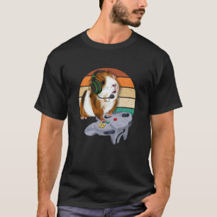 Camiseta Videojuego de cerdo guineano animales salvajes Gui