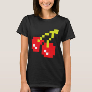 Camiseta Videojuego de cerezas 80 Disfraces de Halloween Fá