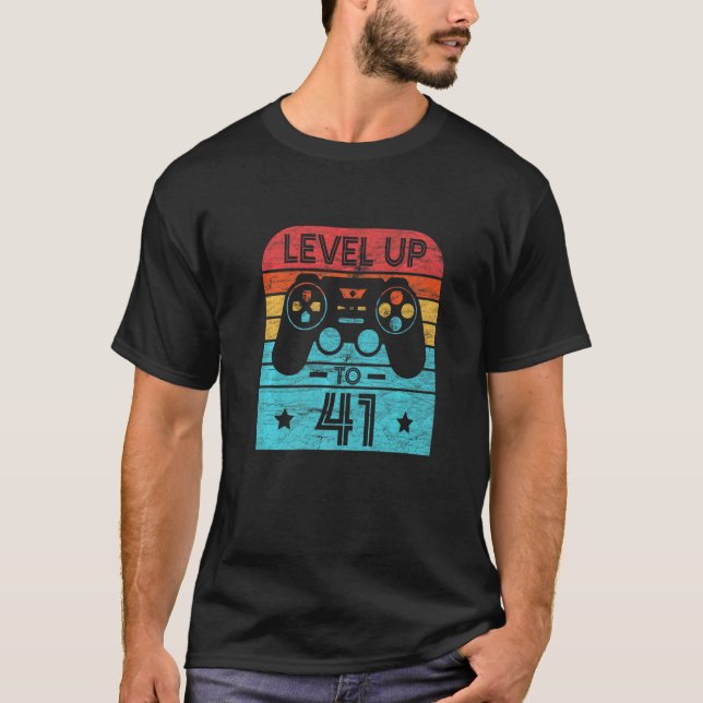 Camiseta Videojuego de cumpleaños retro de 41 años de edad  (Anverso)