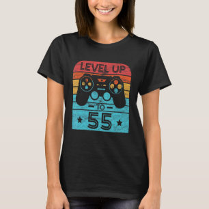 Camiseta Videojuego de cumpleaños retro de 55 años de edad 