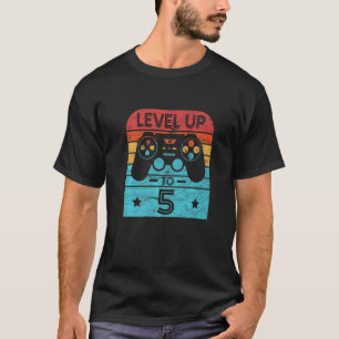 Camiseta Videojuego de cumpleaños retro de 5 años de edad n