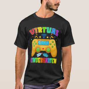 Camiseta Videojuego de kindergarten virtual de vuelta a la