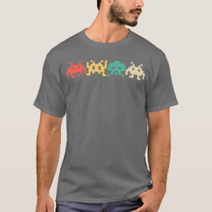 Camiseta Videojuego de los 80s Vintage Retro Arcade familia