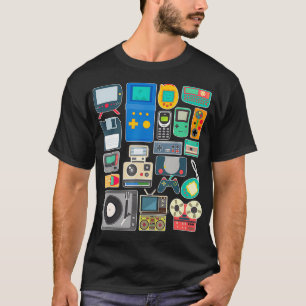 Camiseta Videojuego de los años 80: galería de arte retro v