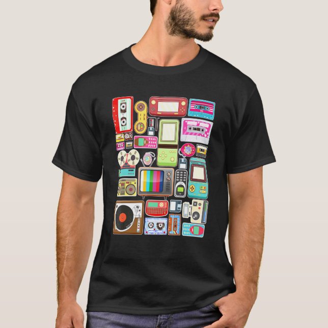 Camiseta Videojuego de los años 90 Retro Classic Arcade Vin (Anverso)