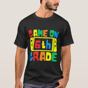 Camiseta Videojuego de niños que regresan a la escuela en G