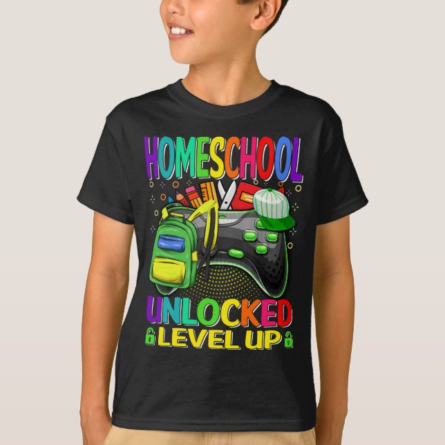 Camiseta Videojuego de nivel superior sin bloquear en la es (Anverso)