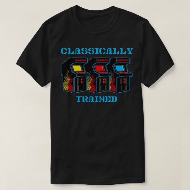 Camiseta Videojuego de videojuegos con formación clásica re (Diseño del anverso)
