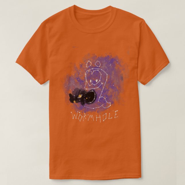 Camiseta Videojuego de Worms Black Hole (Diseño del anverso)