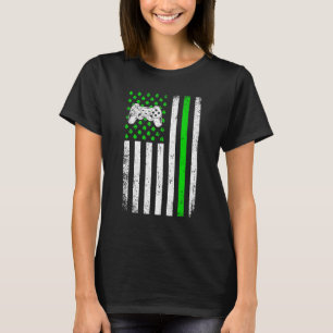 Camiseta Videojuego deportivo del Día de San Patricio Shamr