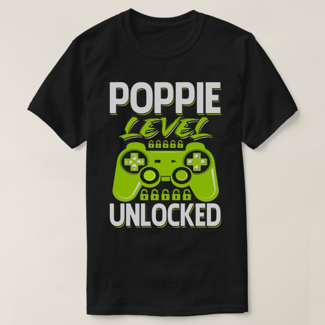 Camiseta Videojuego desbloqueado de nivel de Poppie (Diseño del anverso)