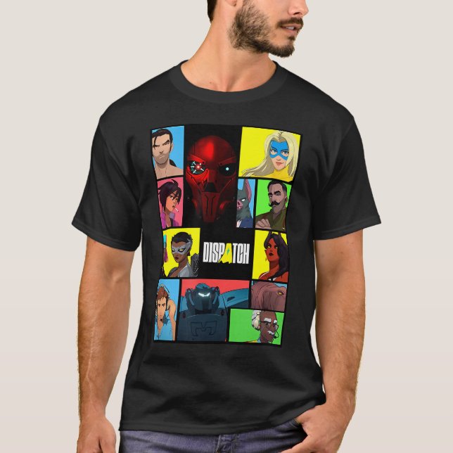 Camiseta Videojuego Dispatch (Anverso)
