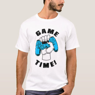 Camiseta Videojuego en tiempo de juego Reproductor consola 
