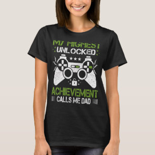 Camiseta Videojuego estilo retro masculino Gamer Da de papá