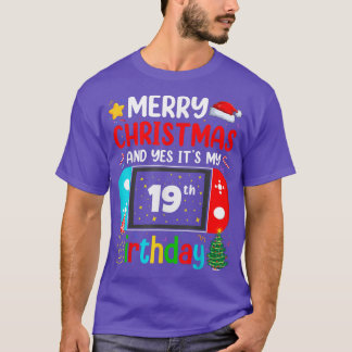 Camiseta Videojuego Feliz Navidad Sí es mi 19° 