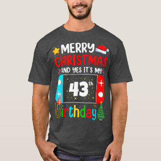 Camiseta Videojuego Feliz Navidad Sí es mi 43° 