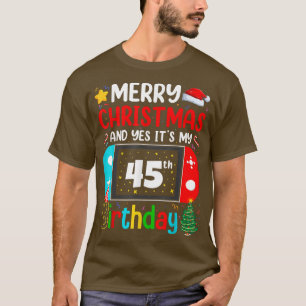 Camiseta Videojuego Feliz Navidad Sí es mi 45° 