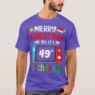 Camiseta Videojuego Feliz Navidad Sí es mi 49° 