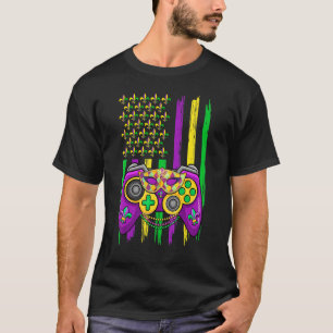 Camiseta Videojuego Jester Gorra Bandera Retro Estadouniden