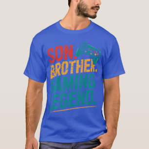 Camiseta Videojuego Legendee Vintage Son Brother Gamer