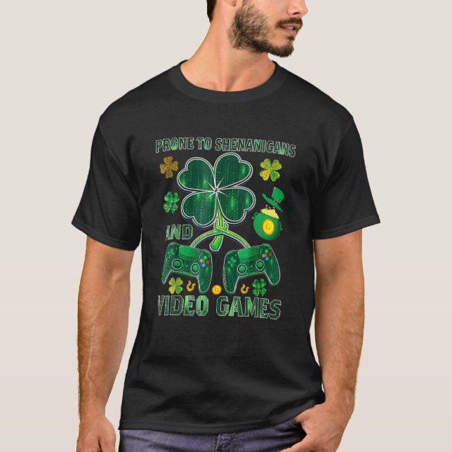 Camiseta Videojuego propenso a los Shenanigans St Patrick D (Anverso)