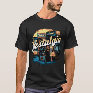 Camiseta Videojuego Retro de Juegos de Arcade Nostalgi chic