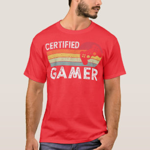 Camiseta Videojuego retro vintage certificado T-Shirt